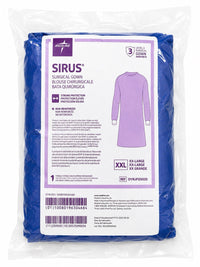 Medline SIRUS Gown DYNJP2003S XXL Level 3 AAMI PB70 Case of 18 New