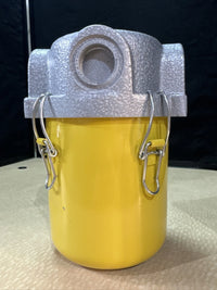 New Plastic ELMO ZFP 145 (06) Vacuum Pump Tight Dust Seperator 1" Inlet Outlet