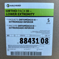 Halyard 8843108 Orthopack III Lower Extremity (BOX OF 5)