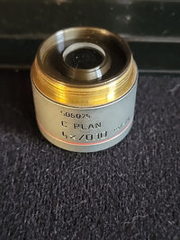 C PLAN 4x/0.10 OBJECTIVE LENS 506074 LEICA DMLS LABORATORY MICROSCOPE
