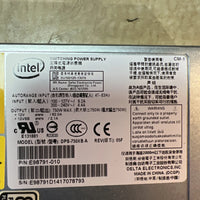 Intel DPS-750XB A 750W 80 Plus Platinum Switching Power Supply P/N: E98791-010