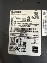 Zebra ZD620 Direct Thermal Label Printer - No Power Supply