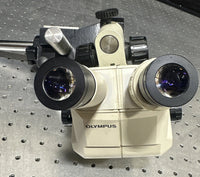 Olympus SZ3060 Stereo Zoom Microscope w/ 0.4X Objective & 20X Eyepieces Boom