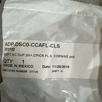 Lot Of 30 Corning SC Duplex 50um OM3/OM4 Fiber Optic Adapter ADP-DSC0-CCAFL-CLS