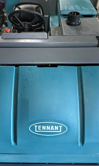 Tennant 8300 Industrial Ride-On Sweeper Scrubber Battery Powered Floor Cleaner
