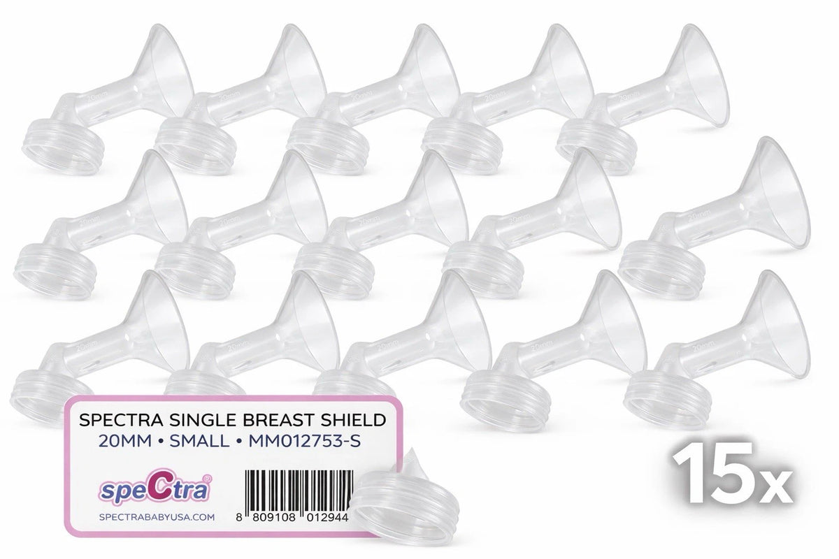 Spectra 20mm Single Breast Shield Small MM012753-S Lot of 15 NEW Sealed