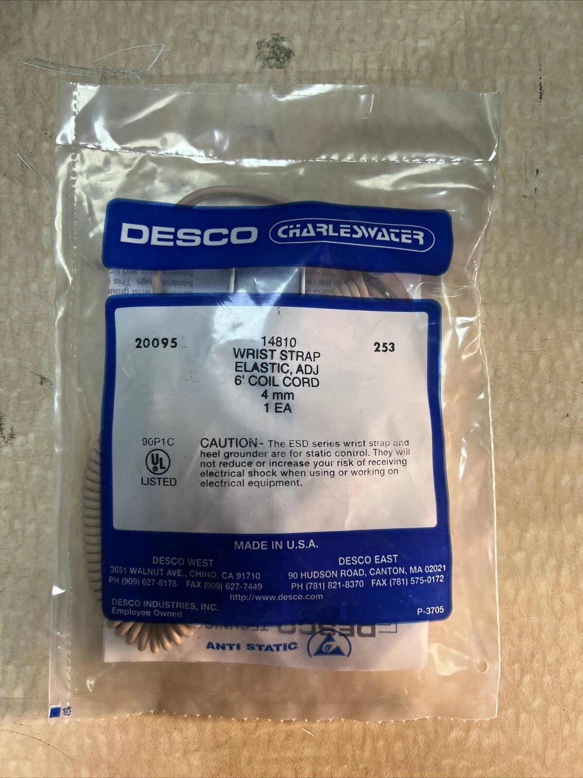 Desco Wrist Strap 14810