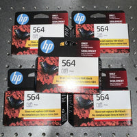 Lot Of 5 HP 564 Photo Ink Cartridge (CB317WN) NEW SEALED Expires 07/2026
