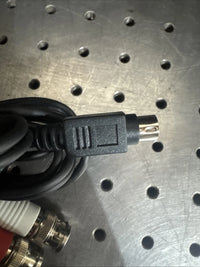 Breakout Cable Female 4-Pin mini-DIN to 2 Male BNC 6ft