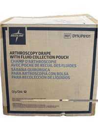 Medline Arthroscopy Drape w/ Fluid Collection Pouch DYNJP8101 Sterile Case of 12