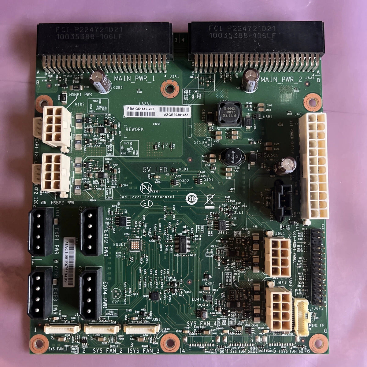 G51619-304 H61327-002 Intel AXXJBDPWRBD2 Spare Power Distribution Board New BOX