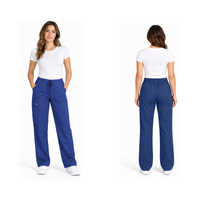 WonderWink W123 5255 Women's Drawstring Cargo Scrub Pants 2XS-5X 3 Colors
