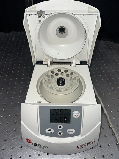 Beckman Coulter MicroFuge 16 Centrifuge with 24 Place Fixed Angle Rotor