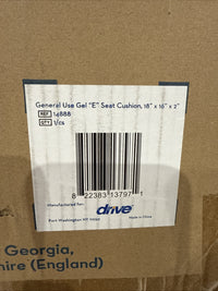 Drive Medical 14888 Gel Foam Wheelchair Seat Cushion