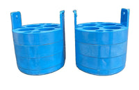 Lot of 2 Blue Centrifuge Tube Rotor Adapters 4 Position 25mm Laboratory