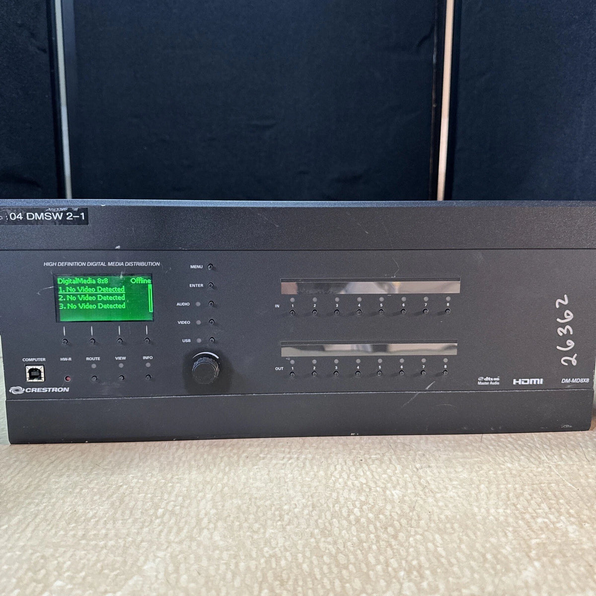 Crestron DM-MD8X8 8x8 Digital Media Switcher