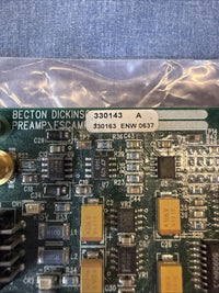 2X Becton-Dickinson PREAMP/FSCAMP PCB Board 330143 for BD Biosciences FACSAria