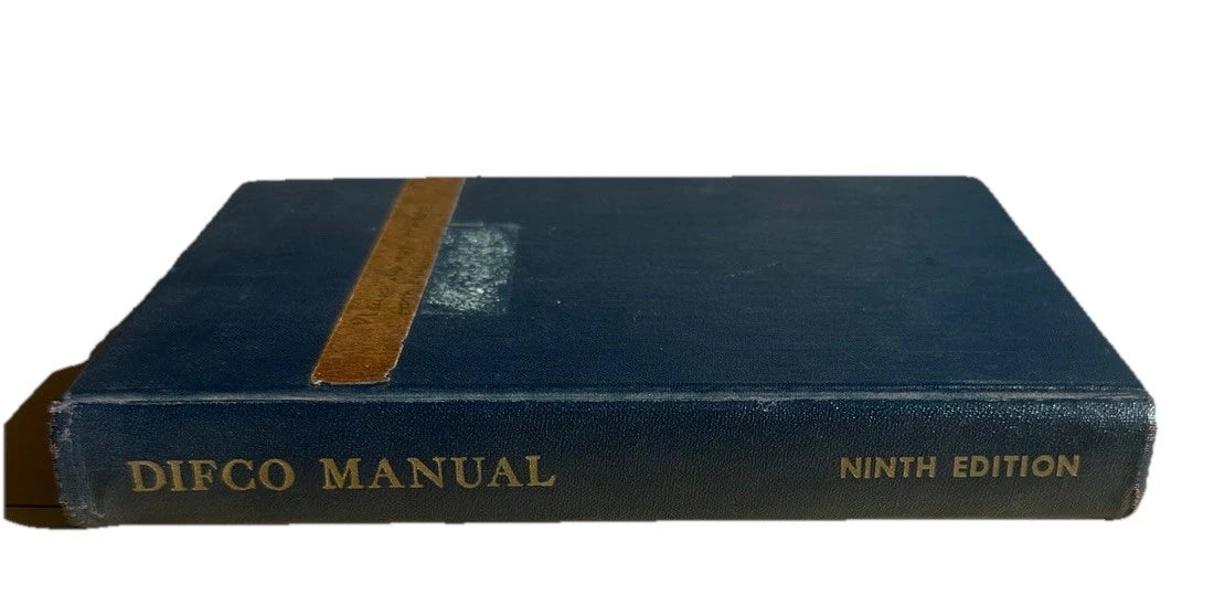 Difco Manual Dehydrated Culture Media 9th Ed 1953 Microbiology Lab Book
