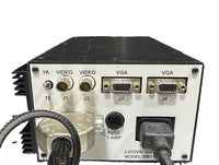MBF Lucivid MR1-103A Microscope Video Overlay Display Controller & Cord SN 222