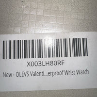 OLEVS Quartz Couple Pair Pearl Dial, Stainless Steel, Waterproof, Calendar