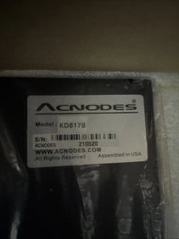 ACNODES KD8178 KD 8178 Rack console with 17" LCD, keyboard and 8 port KVM switch