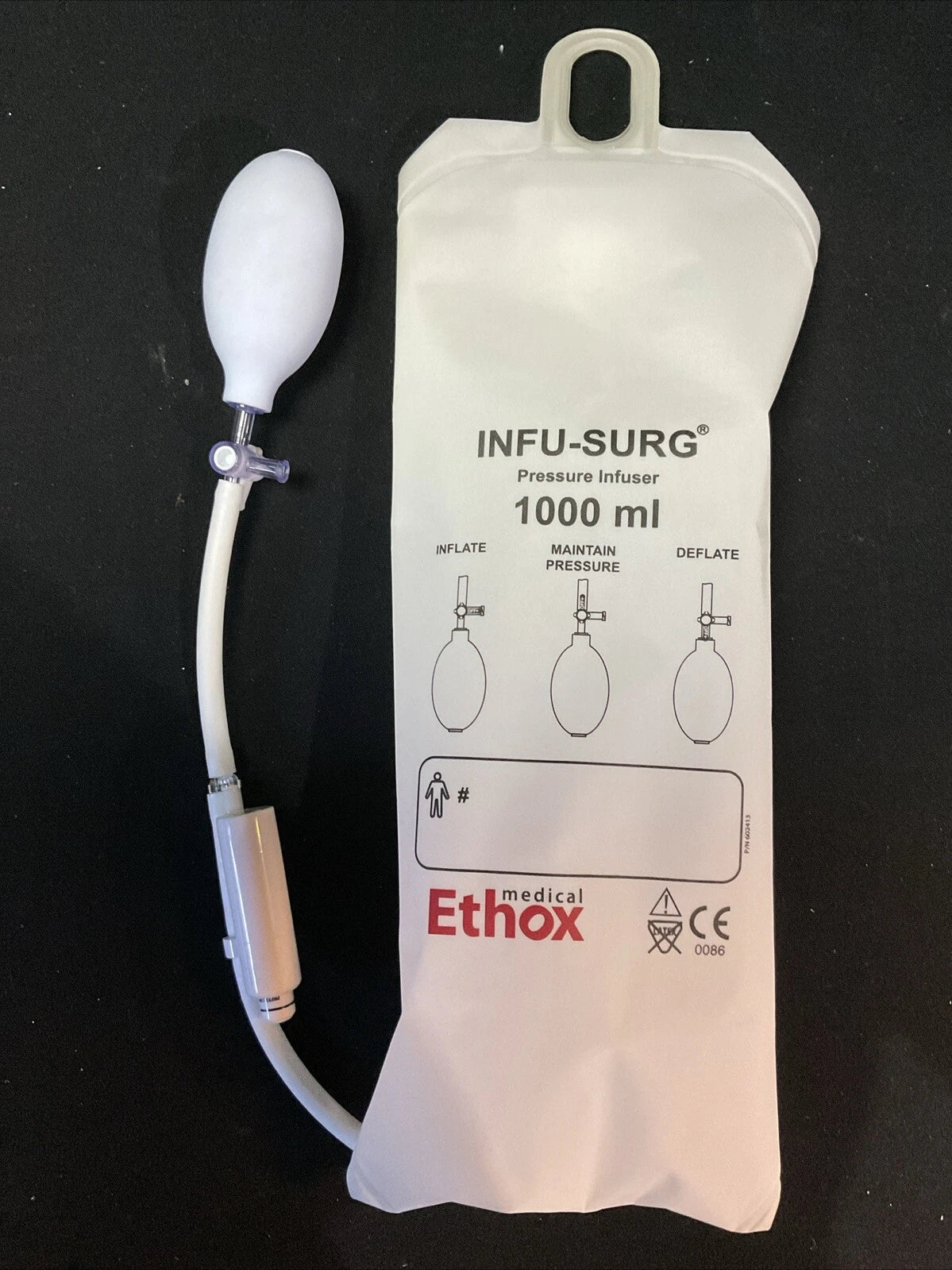 Ethox Infu-Surg Disposable Pressure Infuser Bag, 1000mL