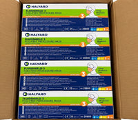 Halyard Fluidshield 3 Fog-Free Procedure Masks Orange Level 3 28800 Case of 100