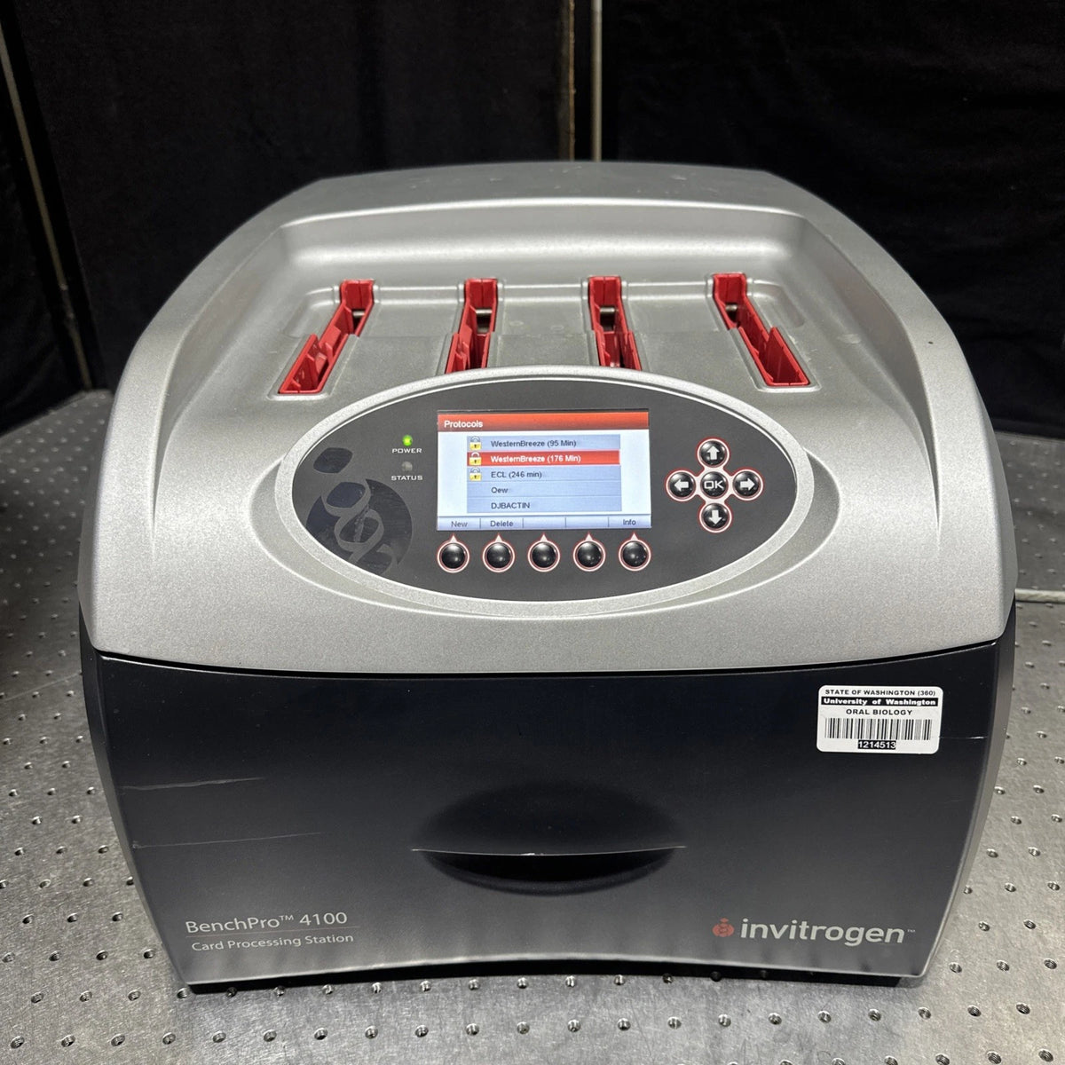 Invitrogen BenchPro 4100 Western Card Processing Station Used WP0001