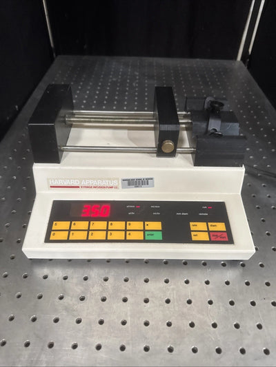 Harvard Apparatus Model 22 Dual Syringe Pump Model 2400-001 Freq 50/60