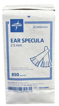 Medline Ear Specula 2.5mm REF MDSK10321 Non-Sterile Lot 850