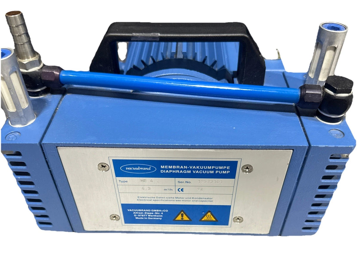 Vacuubrand ME 4 Diaphragm Vacuum Pump, 4.3 m³/h, Ser. No.: 19539101
