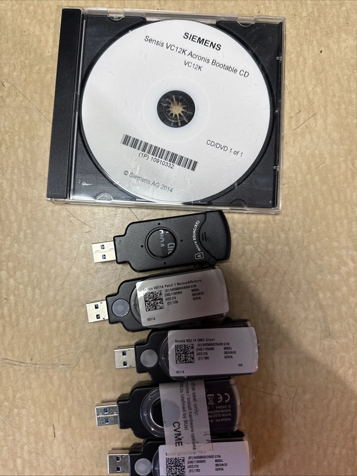 L20: Siemens Sensis VC12k Acronis Bootable CD VC12K & Client Install