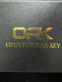 OPK Men's Analog Quartz Watch Black Stainless Steel Band