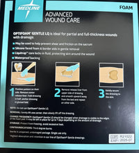 Medline Optifoam Gentle LQ Foam Sacral Dressing 7 x 7 in 5/Bx MSC2377EP Exp 2025