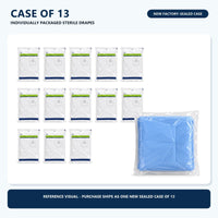 Halyard 89235 Laparotomy Drape w/Pouches 100x72x124in Sterile 13/Case EXP 2030