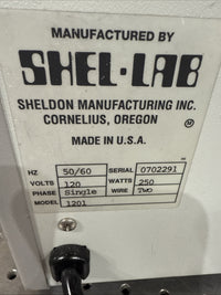 VWR Shel-Lab 1201 Analog Heated Water Bath 5.25x6x6 Well Bath 120V