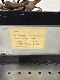 Topaz Static Inverter 250 GWD 12-24-60 Pn: N8127 4-N