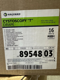 Halyard Surgical “T” Drape 89548 Sterile Case of 16 Level 4 62x40x101