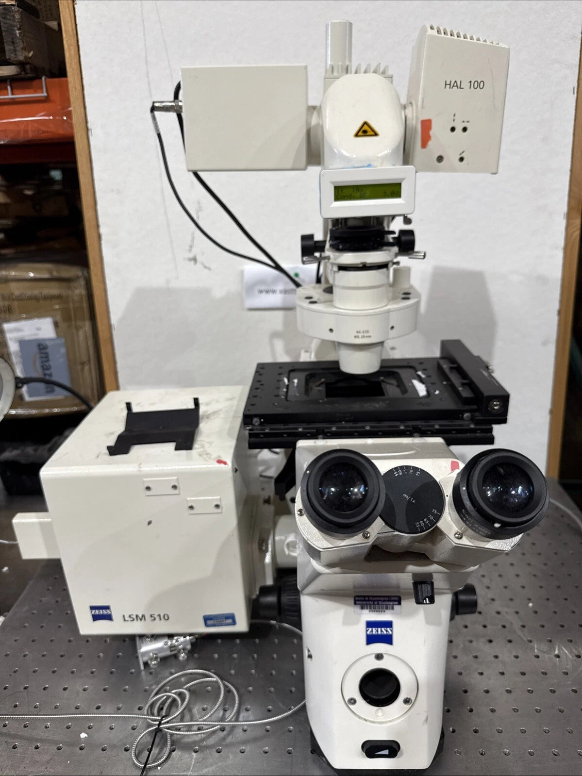 Zeiss Axiovert 200M Fluorescent Microscope LSM 510 Laser Scanning Microscope