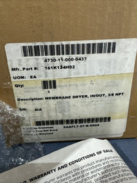 New In Box! SPX Hankison HMD20-3 Membrane Air Dryer SPX Max Press 175PSIG/12BAR!