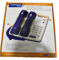 New LanguageLine Solutions 1 Solution Interpreter Phone Dual Handset System