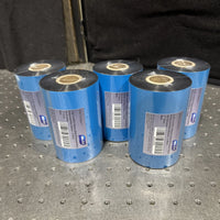 5 Rolls 4.33"' x 984' Premium Resin Enhanced Wax Ribbon Thermal Transfer Ribbon
