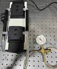 KNF UN816 Diaphragm Vacuum Pump Filtration System w/ Flask Gauge