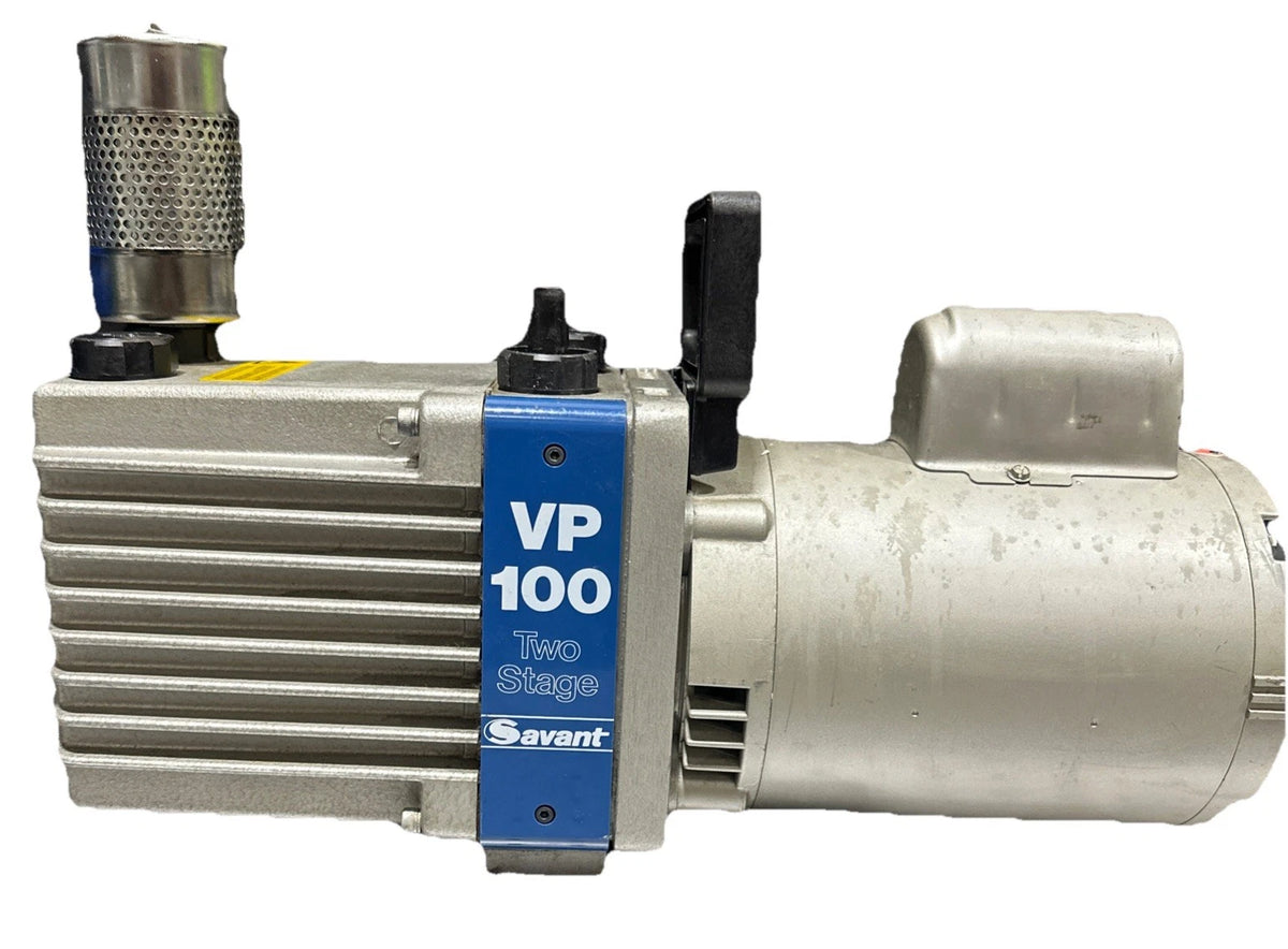 Savant VP100 Two Stage Rotary Vane Vacuum Pump 10 mTorr micron Tested