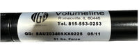 GS Volumeline Gas Spring 8AU20346BXX0225 – 51 lb Force Industrial Gas Strut
