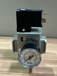 SMC PRESSURE GAUGE 111.12 1.5IN 1/8IN NPT CBM M5 0-160PSI 222, AV3000-N03-5D0Z