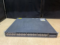 Cisco WS-C3650-48FD-S V04 Gigabit Managed Switch Catalyst 3650 48 PoE+ 2x10G