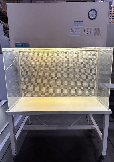 NuAire NU-201-430 4ft Horizontal Laminar Flow Clean Bench HEPA w/ Stand 115V
