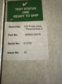 WATERS ESI Probe Assembly Phoenix/Solo-2 M955015DC6