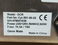 BIOEXPRESS GENEMATE THERMAL CYCLER MODEL GCR P/N Cyl-501-96-02